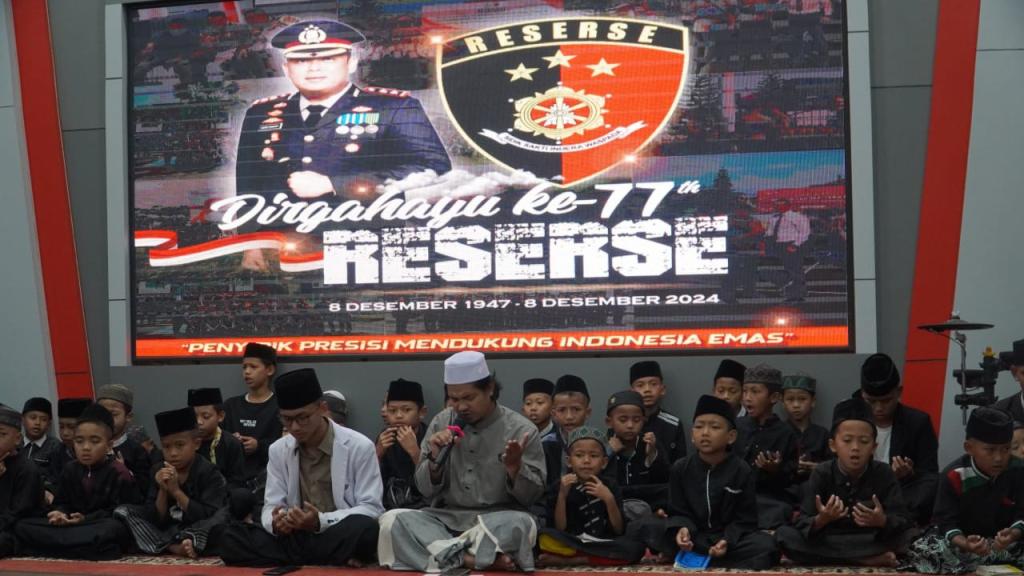 Polres Tasikmalaya Peringati HUT ke-77 Reserse Polri dengan Doa Bersama Anak Yatim dan Santri