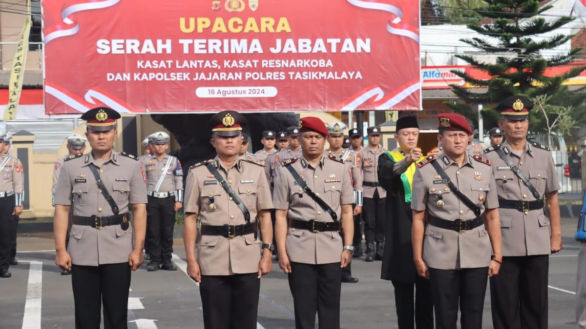 Polres Tasikmalaya Rotasi Pejabat Utama dan Kapolsek