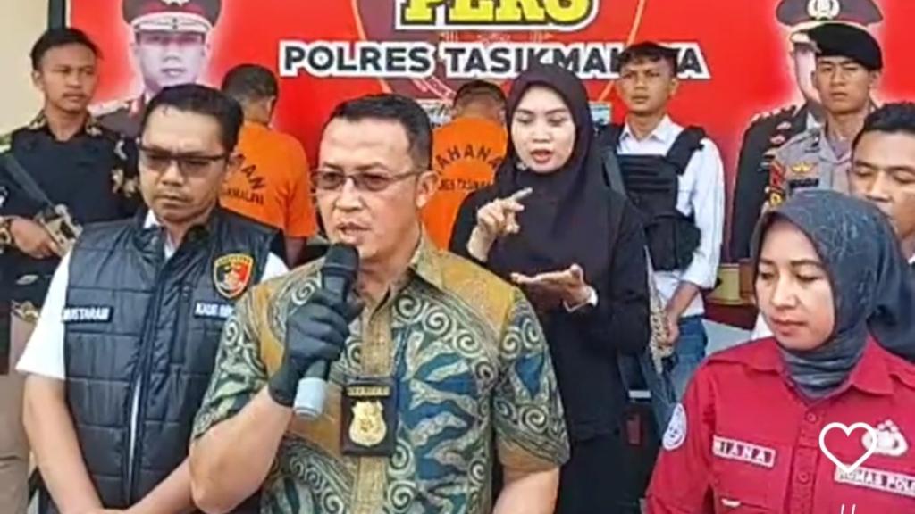 Polres Tasikmalaya Ungkap Kasus Curanmor dengan Modus Penipuan, 16 Motor Disita dari Pelaku dan Penadah