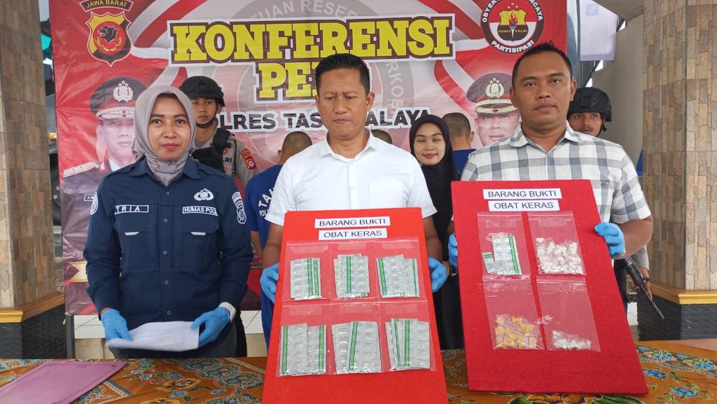 Polres Tasikmalaya Ungkap Kasus Penyalahgunaan Sediaan Farmasi