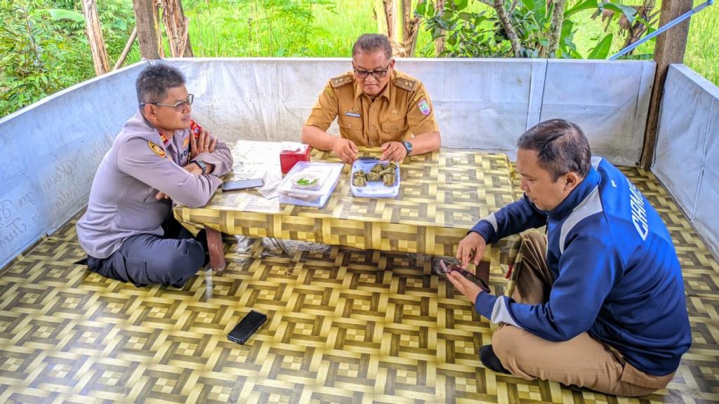 Polsek Cihaurbeuti Ciamis Gencarkan Koordinasi untuk Jaga Kamtibmas dan Antisipasi Longsor