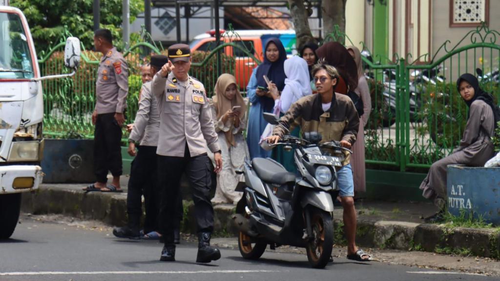 Polsek Kawali Ciamis Perketat Patroli Keamanan Selama Ramadan, Puluhan Pelanggar Ditindak