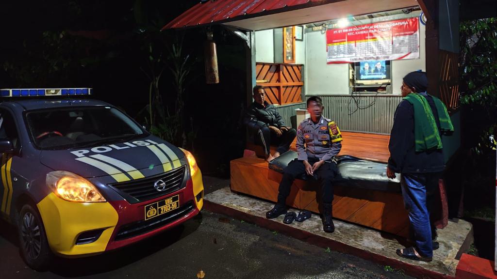 Polsek Kawali Intensifkan Patroli Malam Dukung Operasi Lilin Lodaya 2024