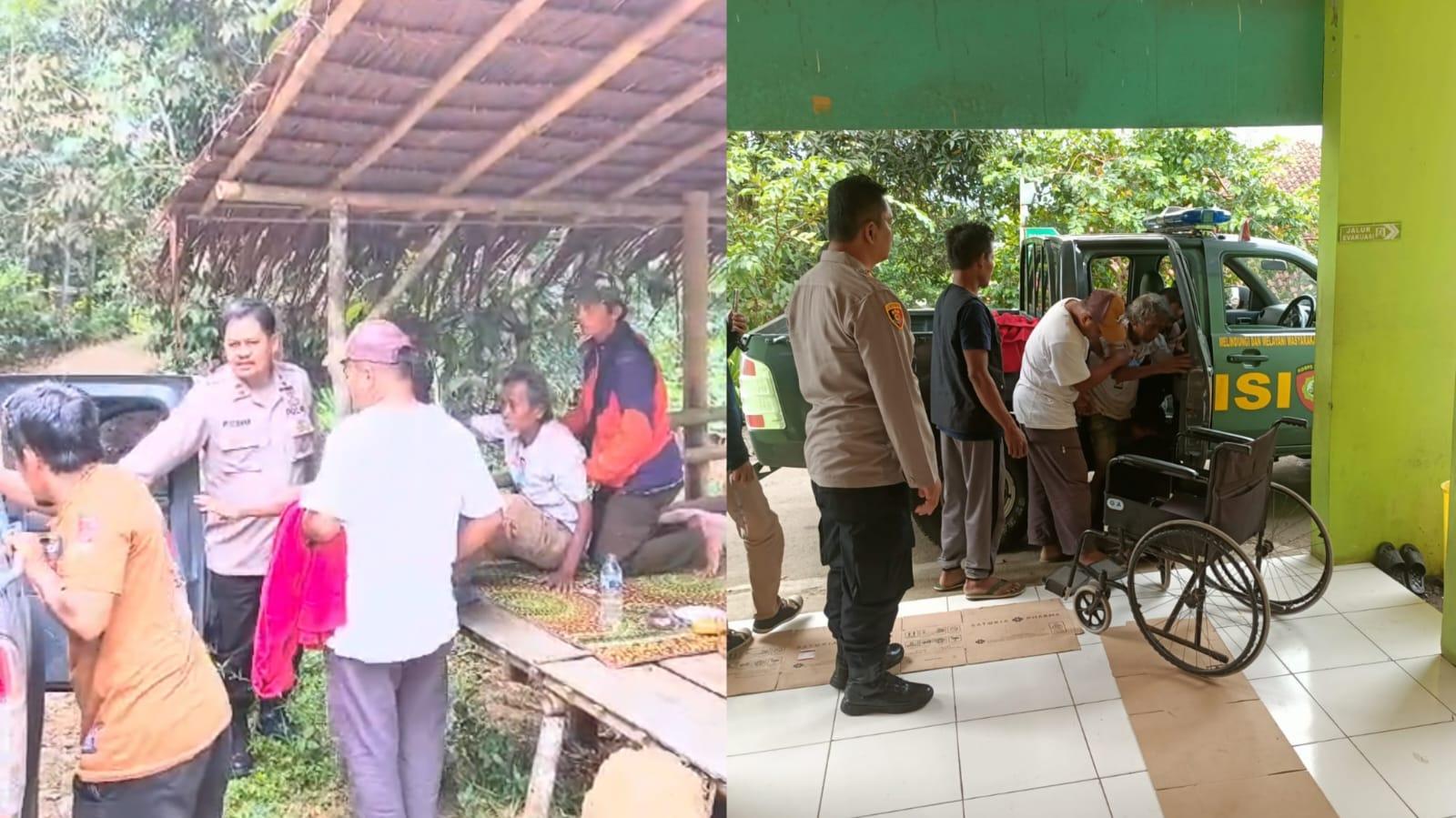 Polsek Kawalu Bersama Warga Temukan Lansia yang Hilang di Hutan Tasikmalaya, Ditemukan di Jatiwaras dengan Selamat