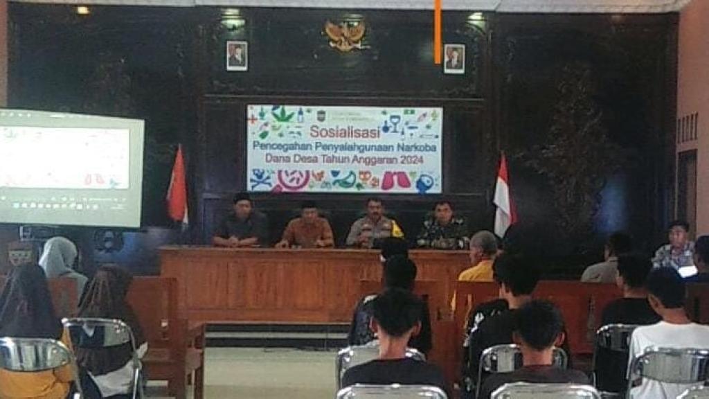 Polsek Lakbok Gelar Sosialisasi Bahaya Narkoba untuk Warga Desa Tambakreja