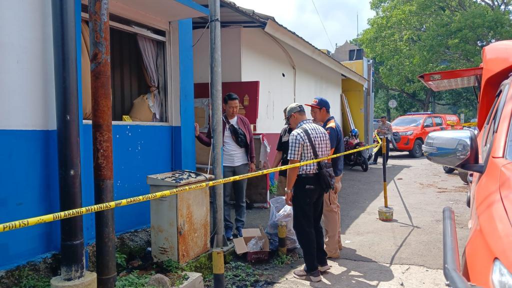 Pos Polisi Gentong Dirusak OTK, Polres Tasikmalaya Kota Lakukan Penyelidikan