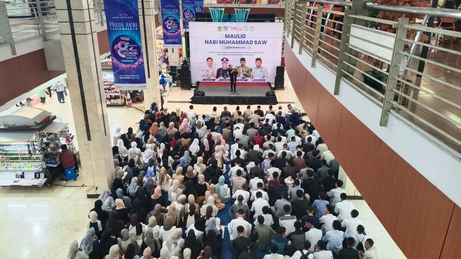 PPI Kota dan Kabupaten Tasikmalaya bersama Plaza Asia Peringati Maulid Nabi, Tekankan Kepemimpinan dan Persatuan Generasi Emas 2045