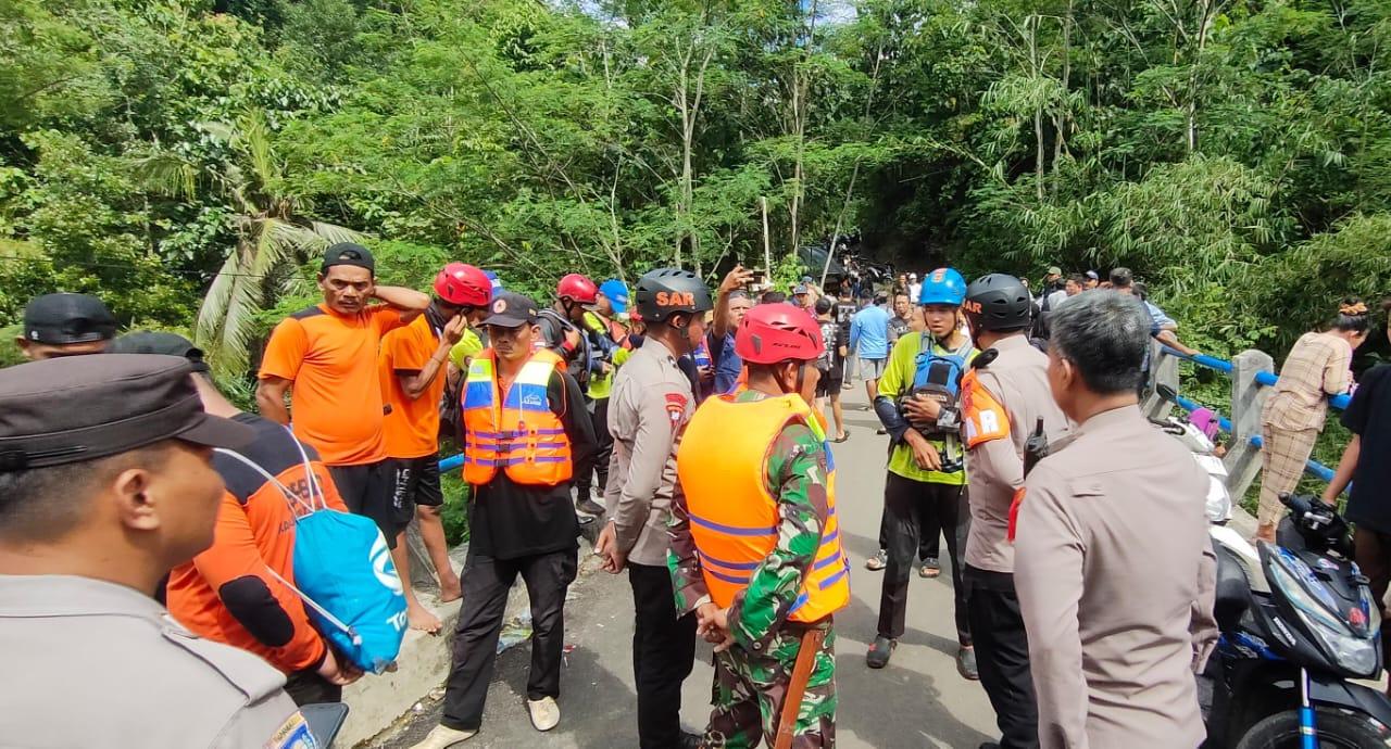 Pria Hilang Terseret Arus Saat Memancing di Sungai Cipalu Cipatujah Tasikmalaya