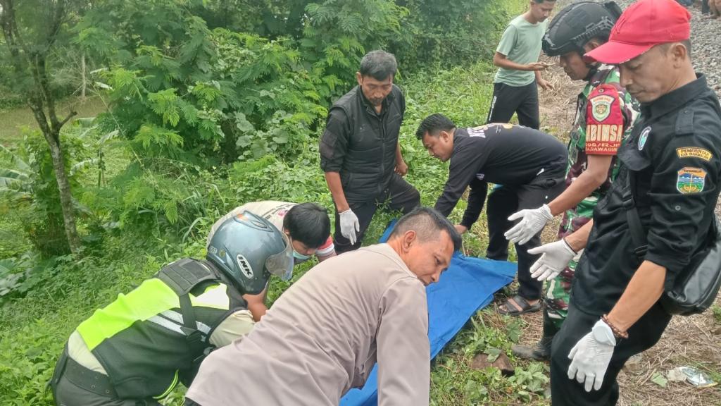 Pria Tanpa Identitas Tewas Tertabrak KA Lodaya di Rajapolah Tasikmalaya, Korban Dievakuasi ke RSUD Dokter Soekardjo