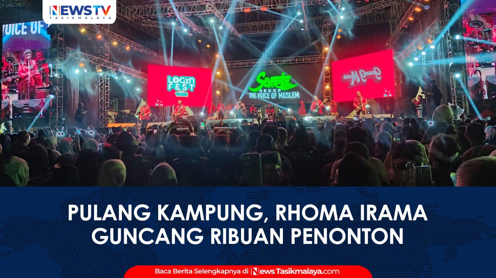 VIDEO: Pulang Kampung, Rhoma Irama Guncang Ribuan Penonton di Lanud Wiriadinata Tasikmalaya