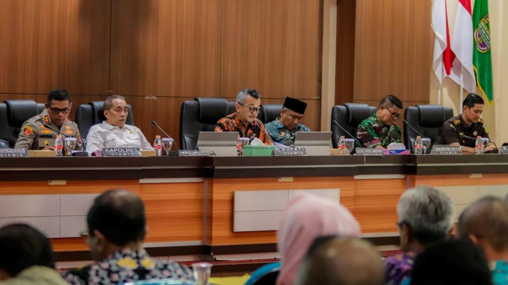 Rakor Jelang Nataru, Pj Bupati Ciamis Ajak Wujudkan Toleransi dan Keamanan Bersama