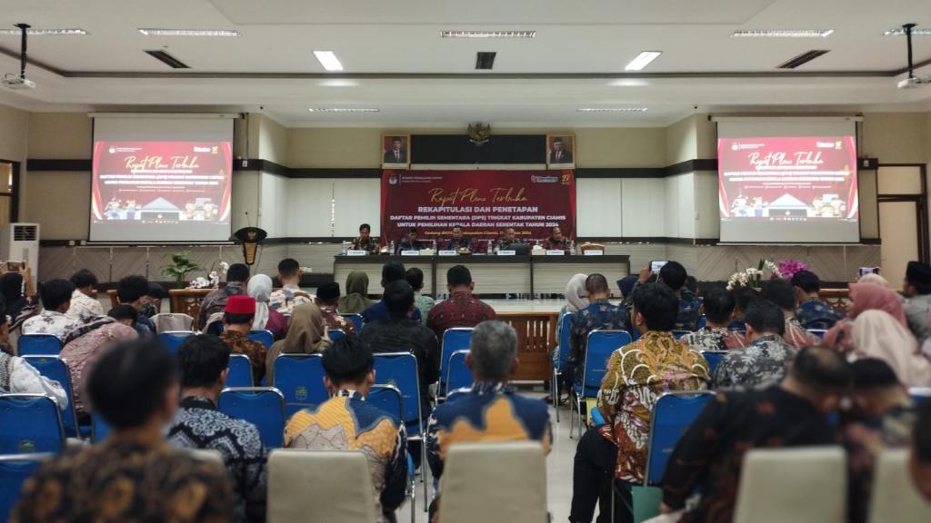 Rapat Pleno Terbuka KPU Ciamis: Pj. Bupati Tekankan Pentingnya Akurasi dan Partisipasi