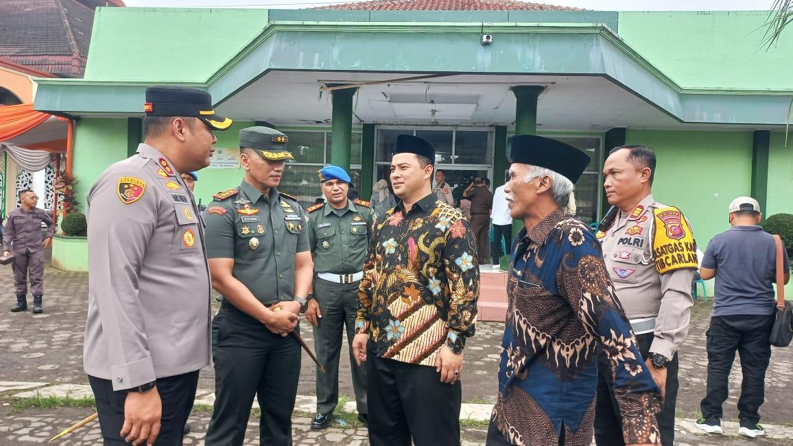 Ratusan Personel Gabungan Diterjunkan untuk Amankan Pleno Penghitungan Suara Pilkada Kabupaten Tasikmalaya