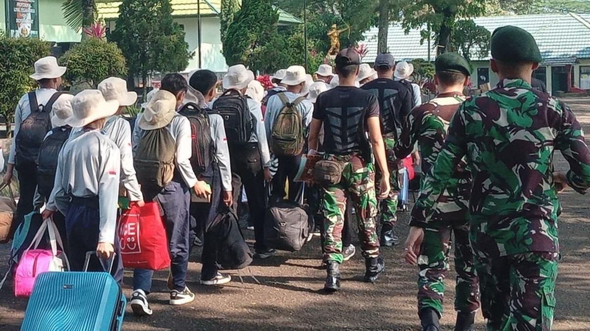 Ratusan Siswa Nakal di Kota Banjar Akan Dibina di Kodim 0613 Ciamis