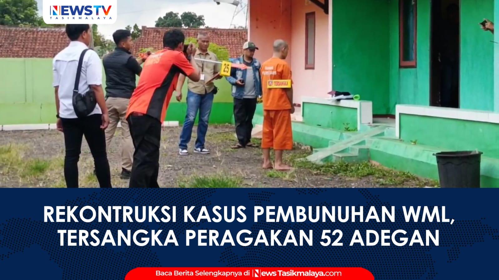 VIDEO: Rekonstruksi Kasus Pembunuhan Wanita di Ciamis: Tersangka Peragakan 52 Adegan, Salah Satunya Melakban Korban