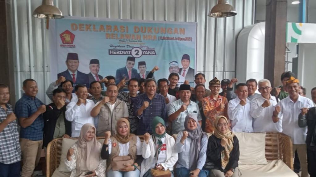 Relawan Rokhmat Ardiyan Dukung Tiga Pasangan Calon di Dapil Jabar 10