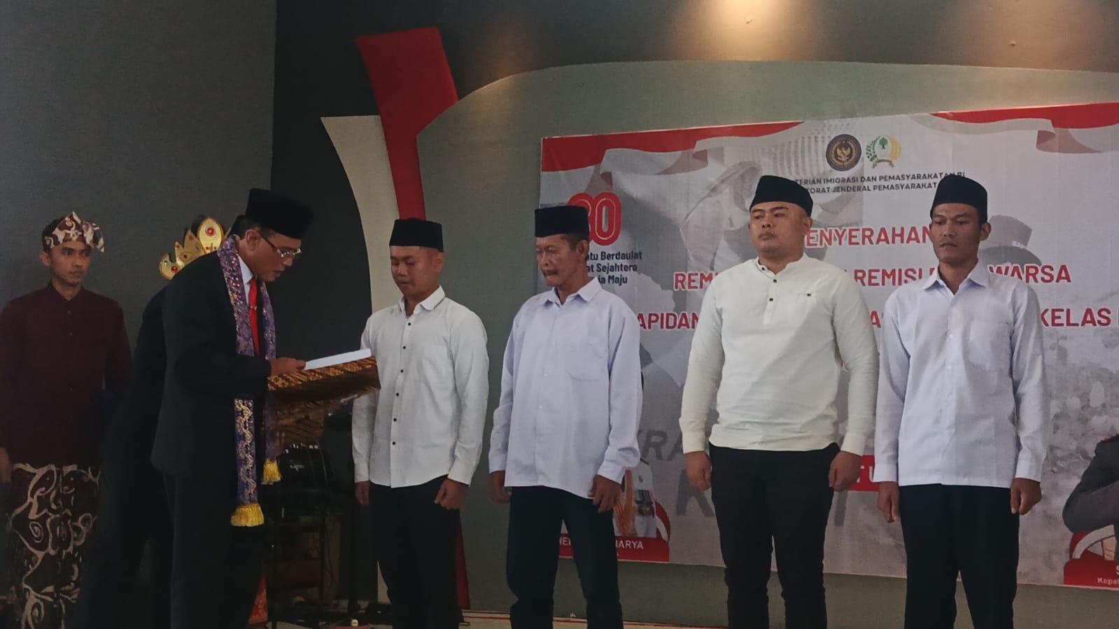 Remisi Spesial 17 Agustus di Lapas Ciamis, Sejumlah Napi Hirup Udara Bebas