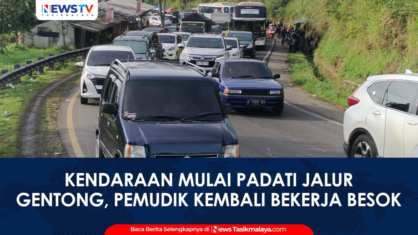 VIDEO: Roda Dua Mulai Padati Jalur Gentong Tasikmalaya, Pemudik: Besok Harus Kembali Kerja