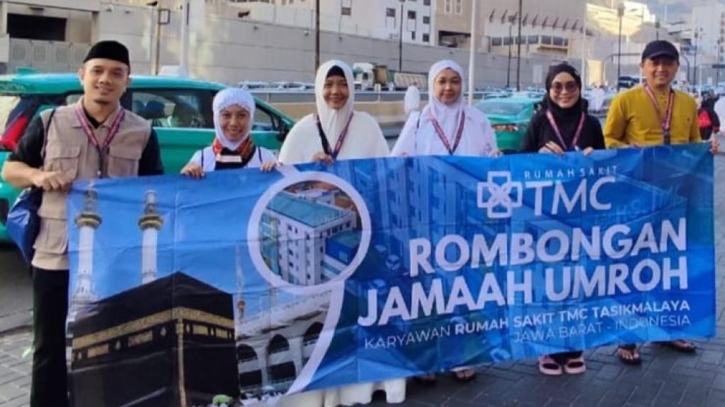 RS TMC Tasikmalaya Berangkatkan 5 Karyawan Umrah Gratis di Momentum HUT ke-15
