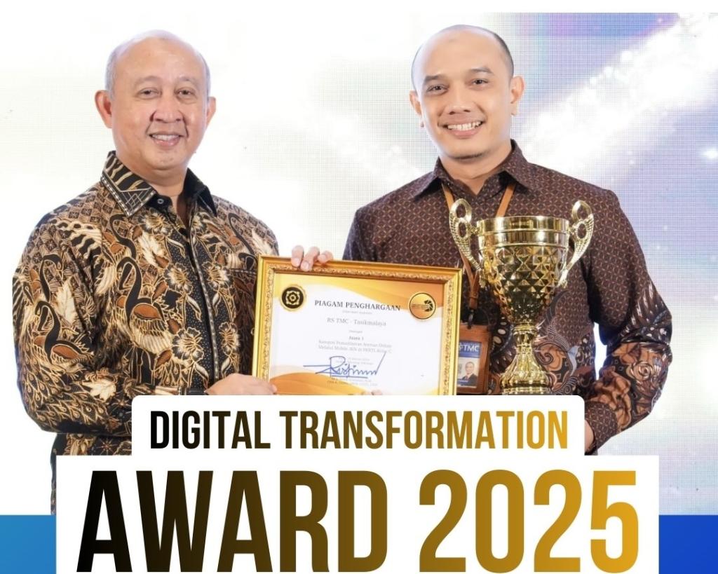RS TMC Tasikmalaya Raih Juara 1 Nasional Digital Transformation Award 2025 dari BPJS Kesehatan