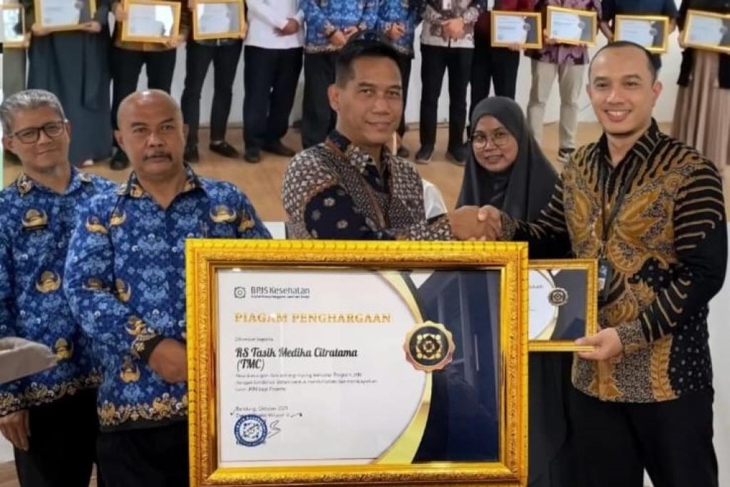 RS TMC Tasikmalaya Raih Penghargaan dari BPJS Kesehatan atas Dukungan Program JKN