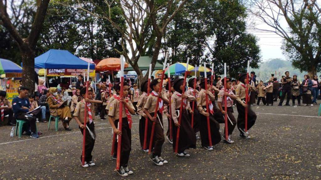 Sambut HUT ke-63, Ribuan Anggota Pramuka Ciamis Ikuti Gebyar Siaga