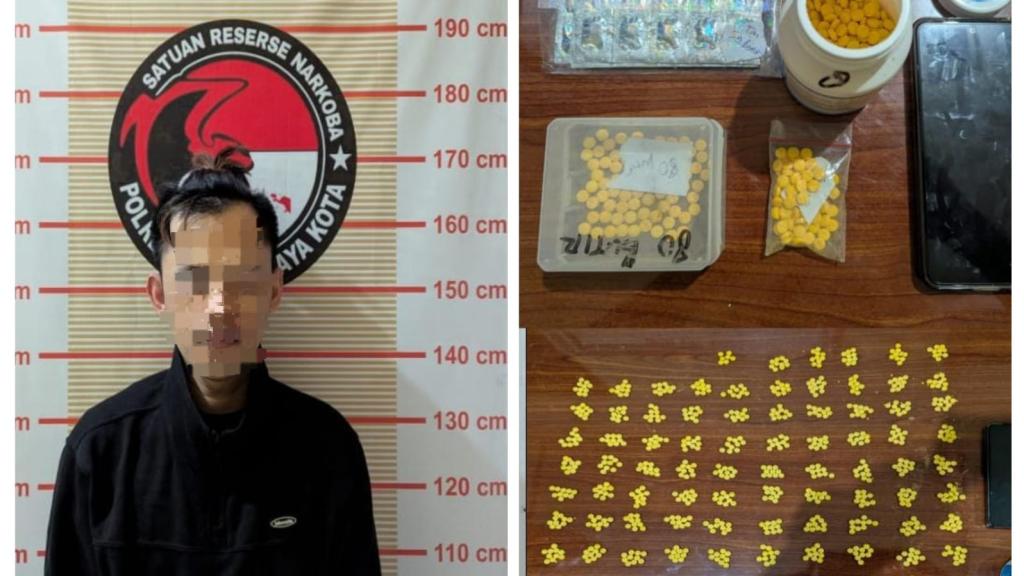 Satresnarkoba Polres Tasikmalaya Kota Tangkap Pengedar Obat Terlarang, Ribuan Butir Pil Disita