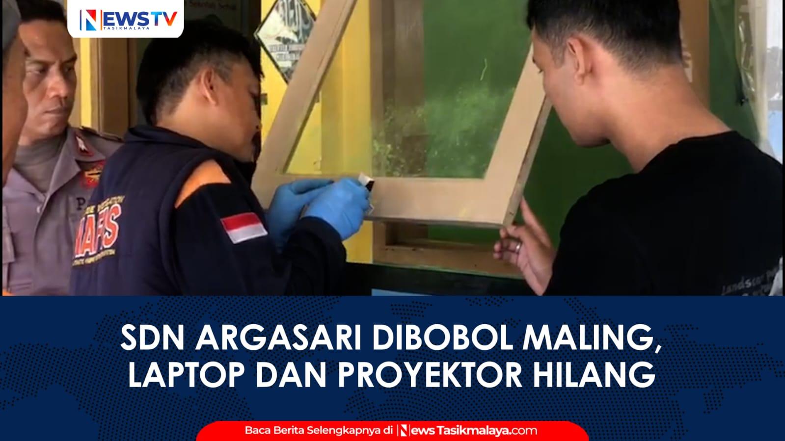 VIDEO: SDN Argasari Tasikmalaya Dibobol Maling, Lima Laptop dan Proyektor Raib