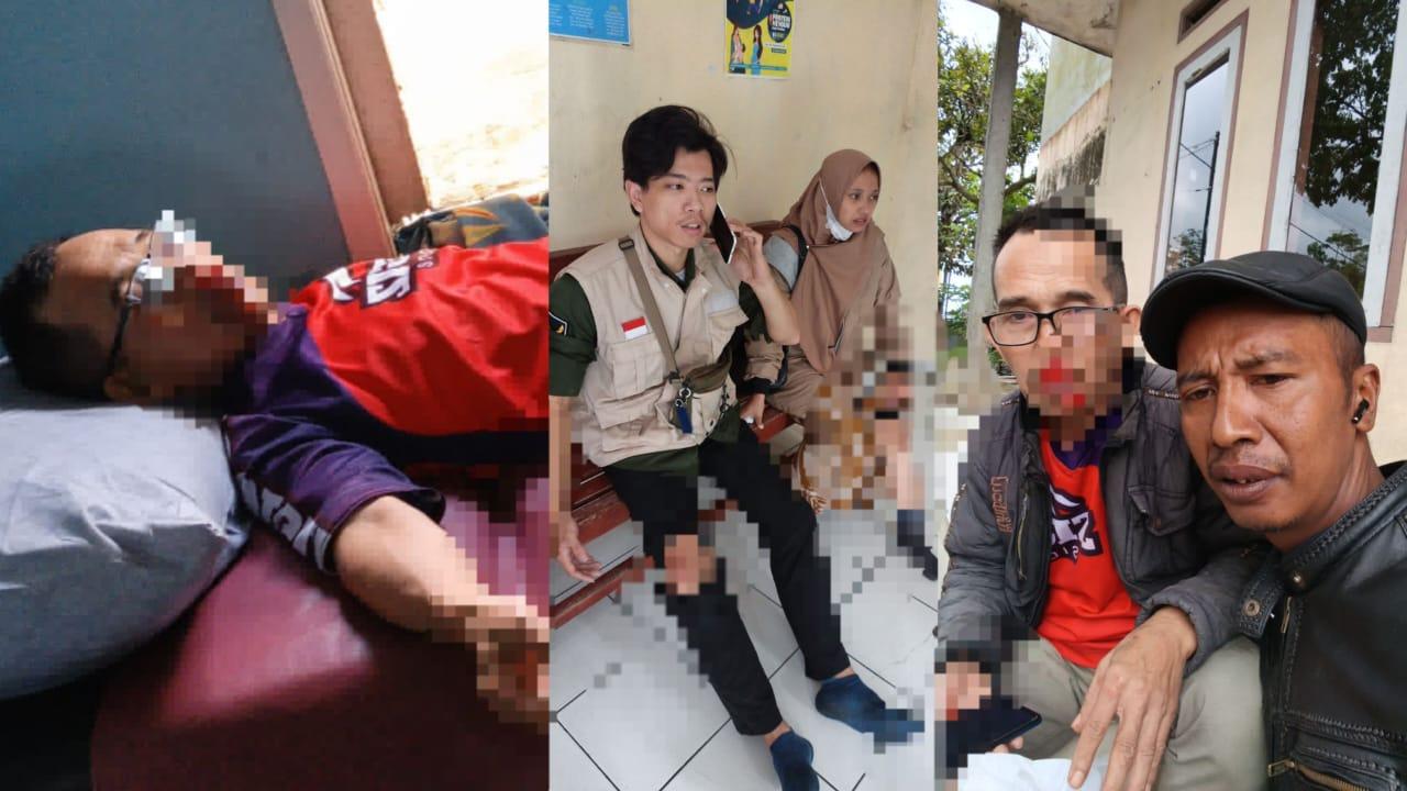 Sejumlah Pemotor di Jalur Gentong Berjatuhan Diduga Akibat Tumpahan Solar, Seluruh Korban Dilarikan ke Puskesmas