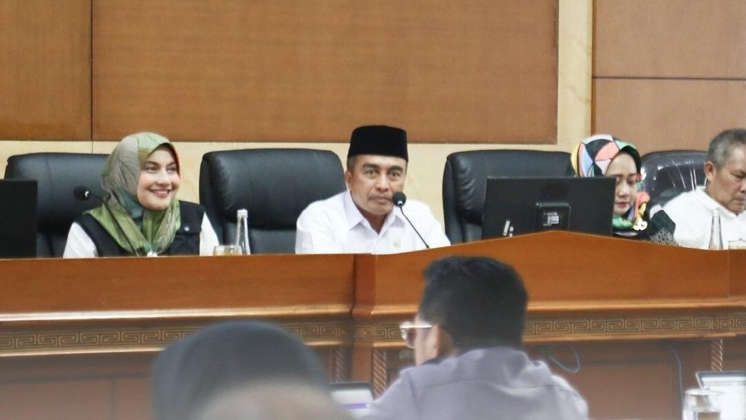 Sekda Zen Hadiri Rakor dan Monev Optimalisasi Penyelenggaraan Kabupaten/Kota Sehat