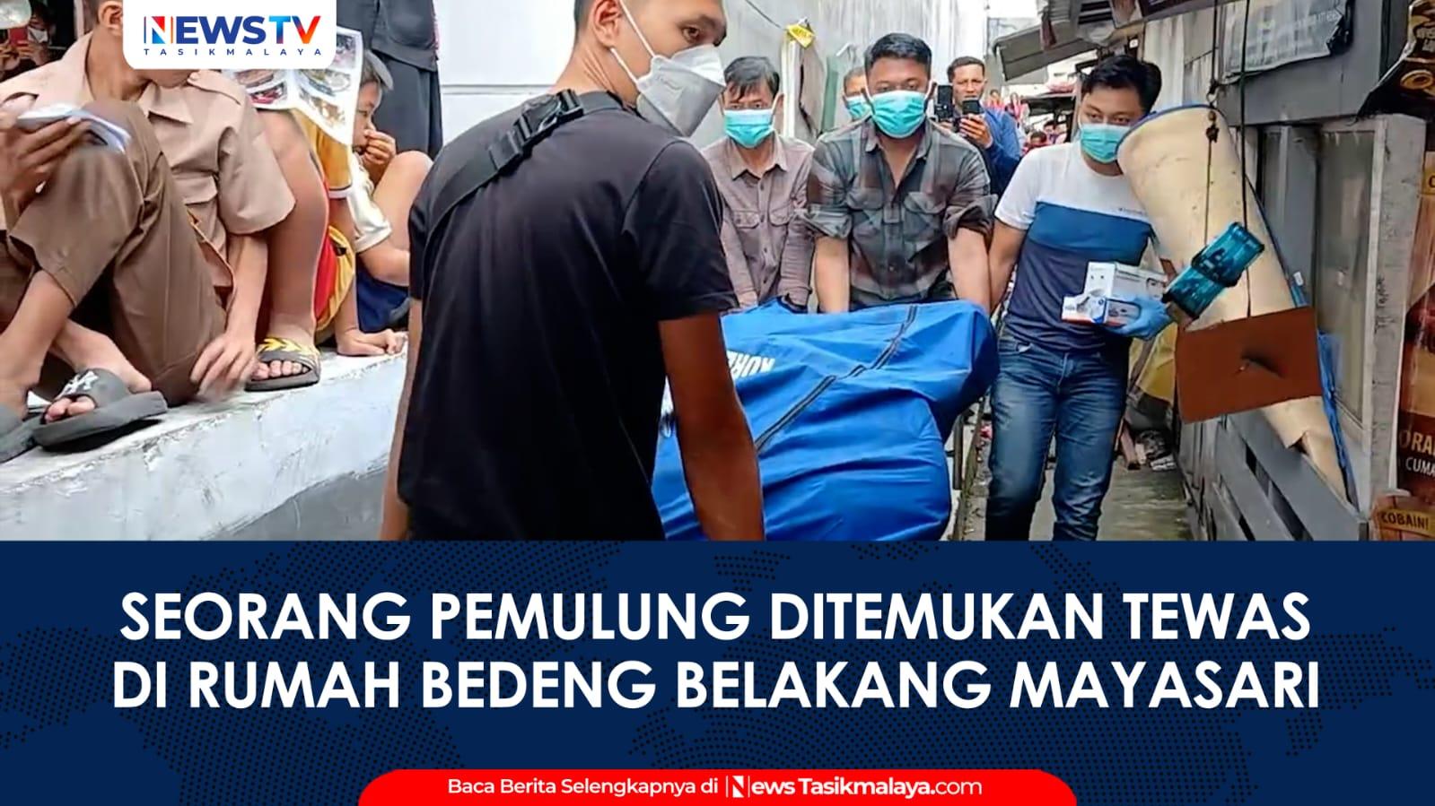 VIDEO: Seorang Warga di Tasikmalaya Ditemukan Meninggal di Rumah Bedeng Belakang TPS 3R Mayasari Cihideung