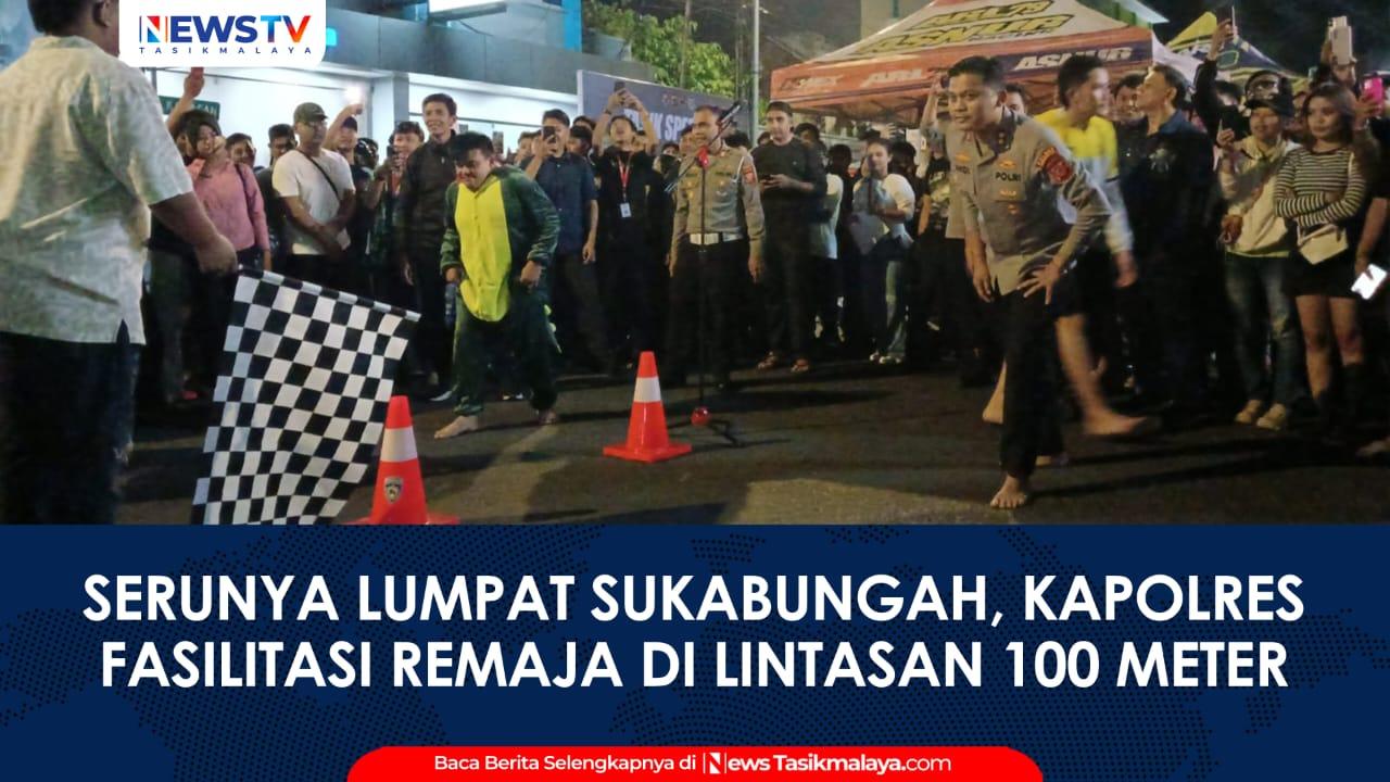 VIDEO: Serunya Lumpat Sukabungah! Polres Tasikmalaya Kota Fasilitasi Ratusan Remaja Adu Cepat di Lintasan 100 Meter