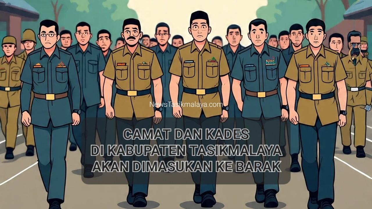 Siap-siap! Camat dan Kades di Tasikmalaya Akan Dibawa ke Barak