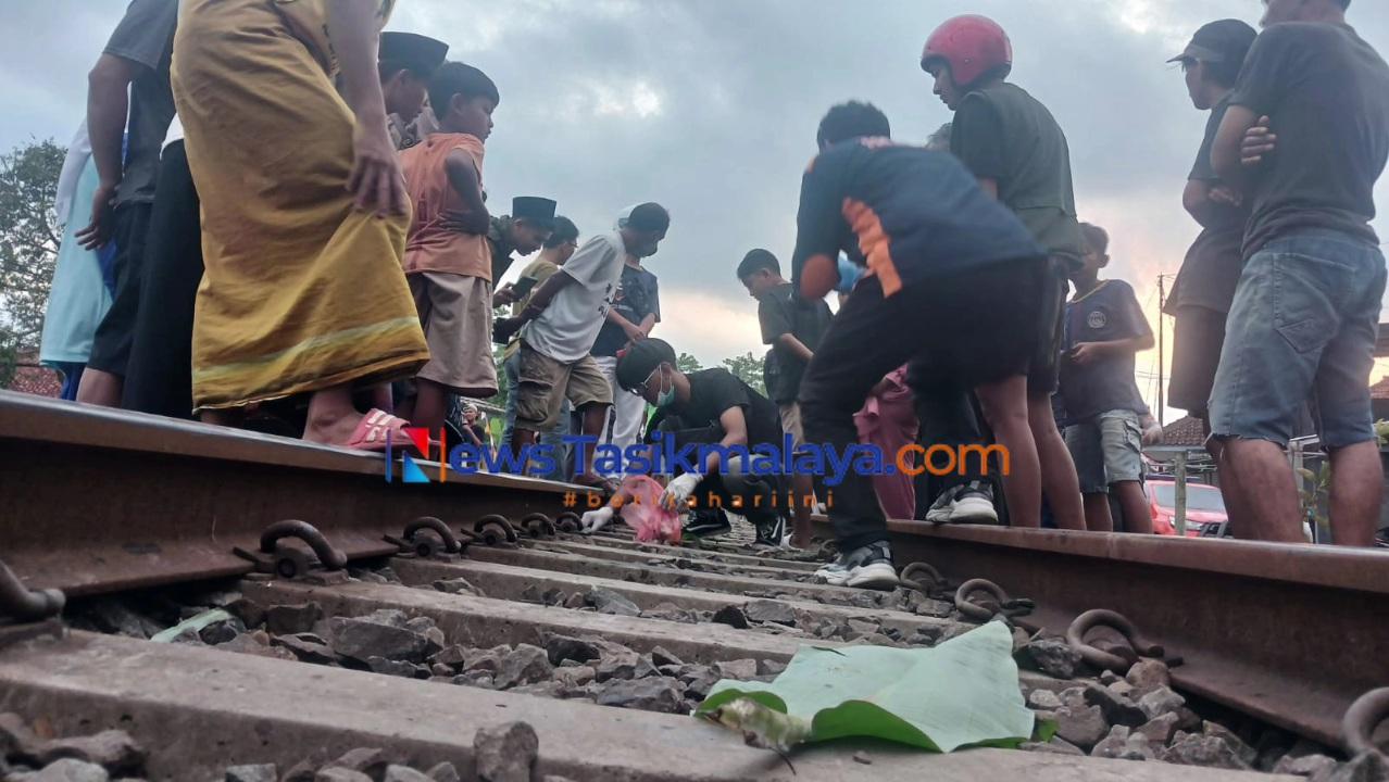 Siswi SMK Tewas Tertabrak Kereta Api di Manonjaya Tasikmalaya, Korban Terseret 20 Meter