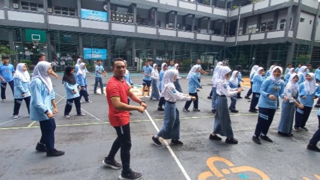 SMA Negeri 5 Tasikmalaya Gelar Senam Anak Indonesia Hebat untuk Tingkatkan Kebugaran Siswa