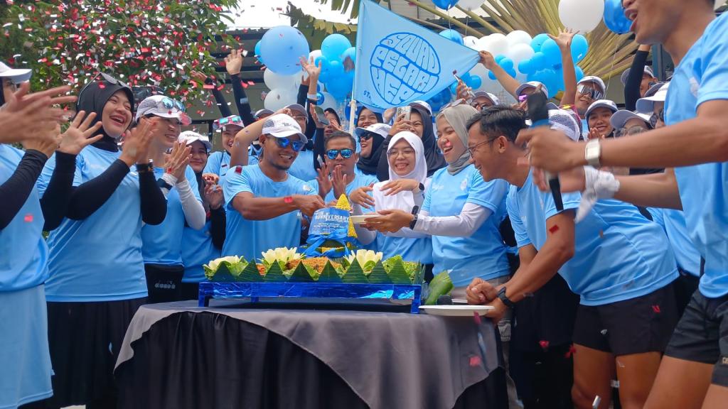 Squad Pelari Hepi Tasikmalaya Rayakan Anniversary Perdana dengan Fun Run Meriah
