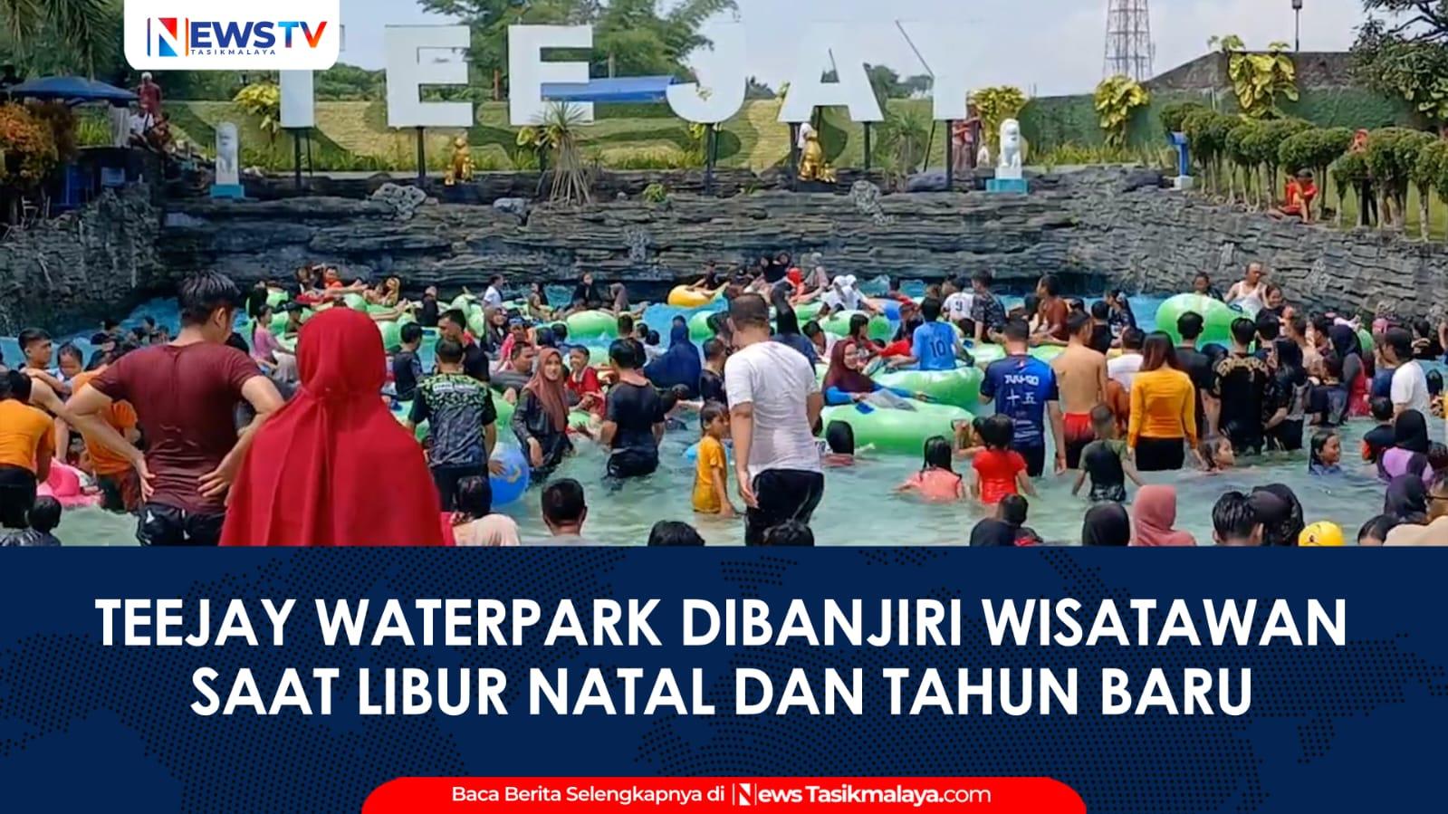 VIDEO: Tee Jay Waterpark Mulai Dipadati Pengunjung di Libur Natal dan Tahun Baru