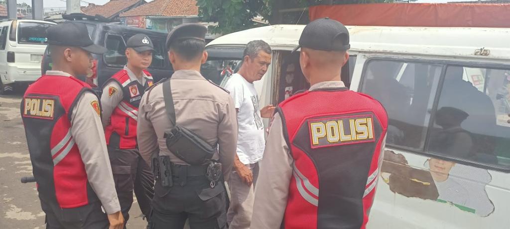 Terminal Singaparna Jadi Fokus Patroli Dialogis Sat Samapta Polres Tasikmalaya