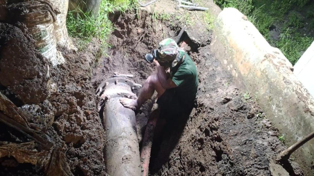 Tiga Titik JDU Bocor, Suplai Air di Binangun Kota Banjar Terganggu
