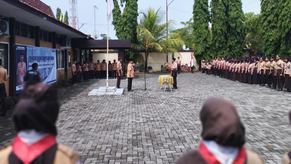 Upgrading Gathering 2024, Kwarcab Ciamis Resmi Lantik 129 Pembina dan Kukuhkan Pramuka Garuda