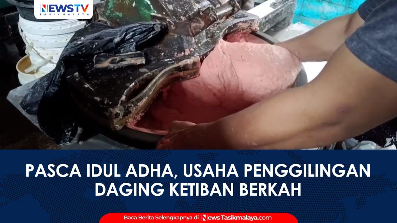 VIDEO: Usai Idul Adha, Warga Tasikmalaya Ramai-ramai Giling Daging Kurban untuk Dijadikan Bakso