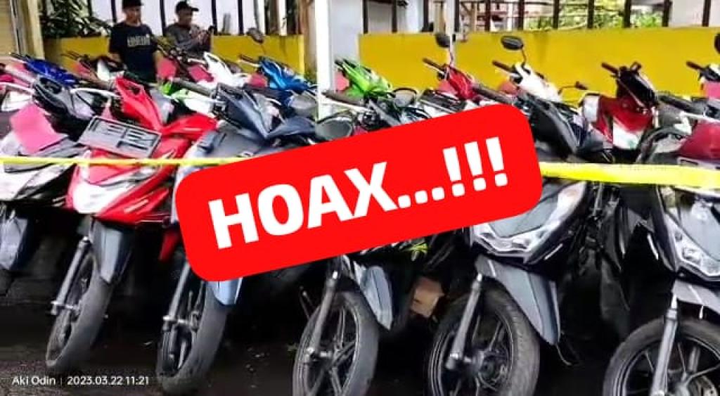 Video Hoaks Banyaknya Kendaraan Hasil Curian, Warga Berbondong-bondong Datangi Polsek Indihiang Tasikmalaya