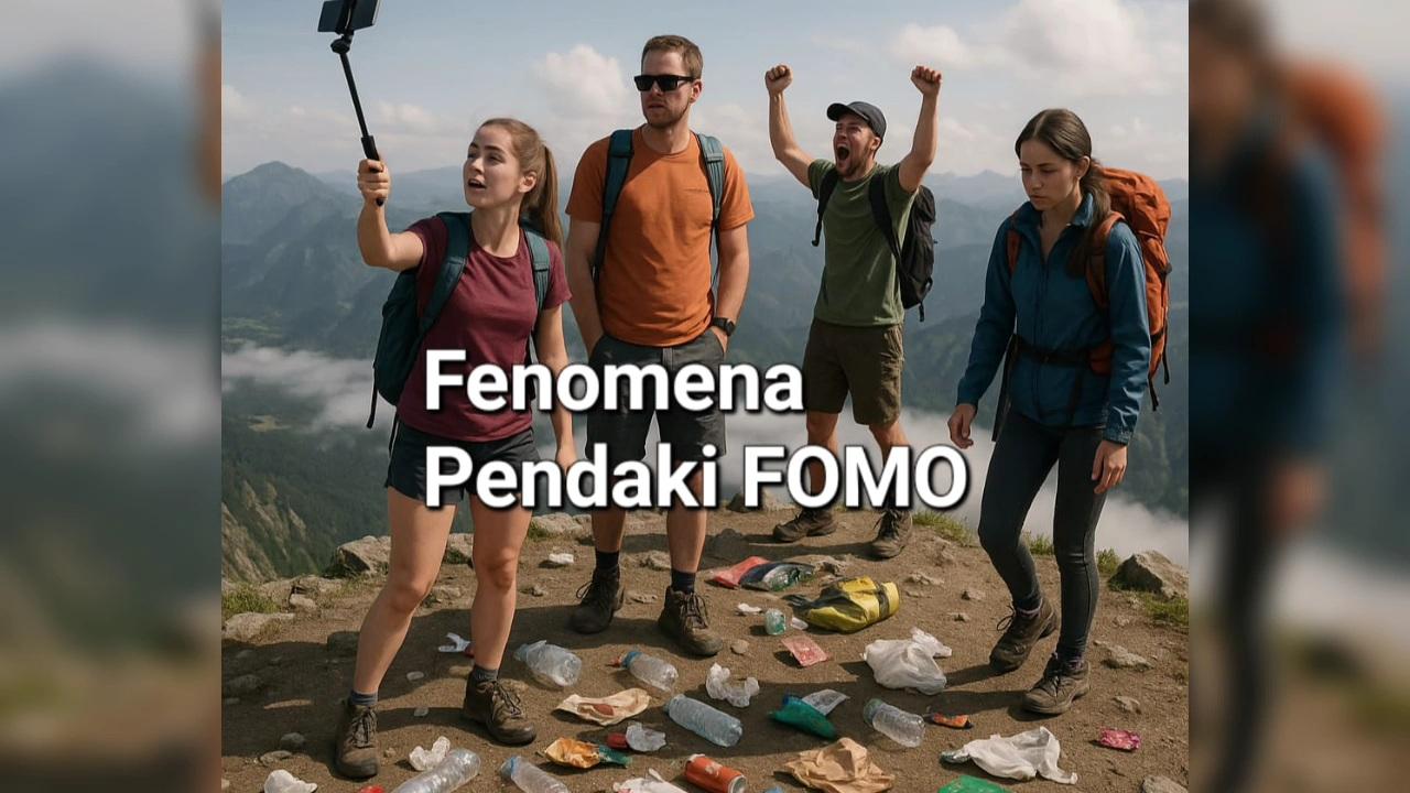 Mengenal Pendaki FOMO: Tren Baru yang Mengancam Kelestarian Gunung
