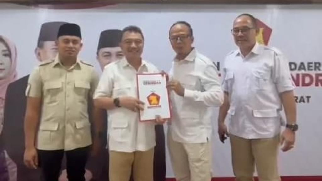 Viman Alfarizi Ramadhan Resmi Dapatkan SK Calon Wali Kota Tasikmalaya dari Partai Gerindra