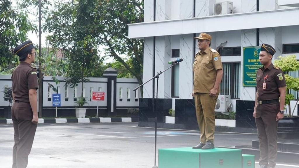 Wakil Wali Kota Tasikmalaya Diky Chandra Pimpin Apel di Kejaksaan Negeri, Tegaskan Sinergi Jaga Stabilitas Hukum