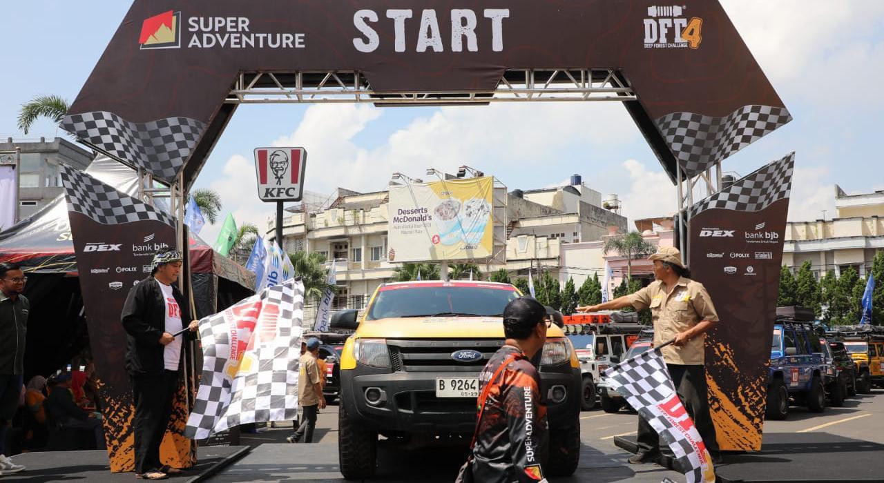 Wakil Wali Kota Tasikmalaya Lepas Ekspedisi Off Road Deep Forest Challenge
