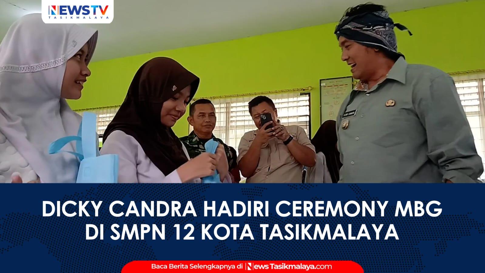 VIDEO: Wawalkot Diky Chandra Hadiri Program Makan Bergizi Gratis di SMPN 12 Tasikmalaya