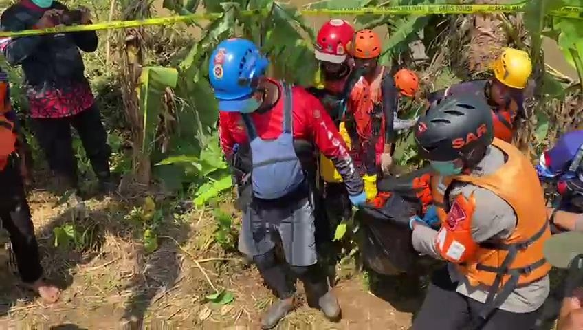 Wildan yang Tenggelam di Sungai Cikidang Ditemukan Meninggal di Ciamis