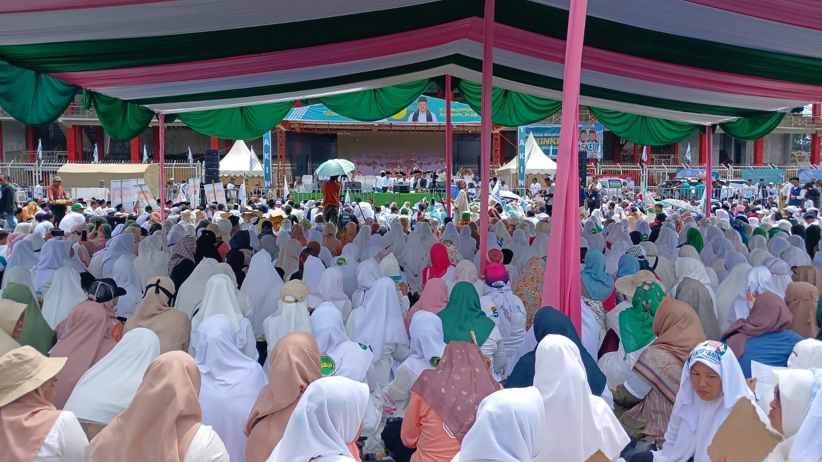 Yanto-Aminudin Gelar Kampanye Akbar dengan Doa Bersama di Stadion Wiradadaha