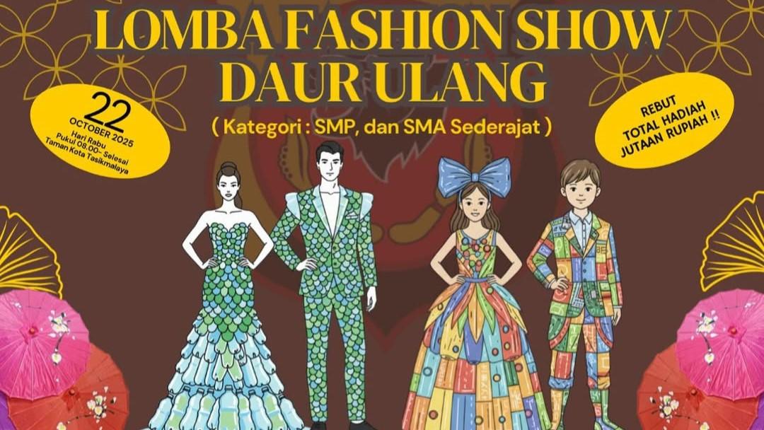 Yuks Ikutan! Polres Tasikmalaya Kota Gelar Lomba Fashion Show Daur Ulang Sambut HUT ke-24 Kota Tasik, Ini Cara Daftarnya
